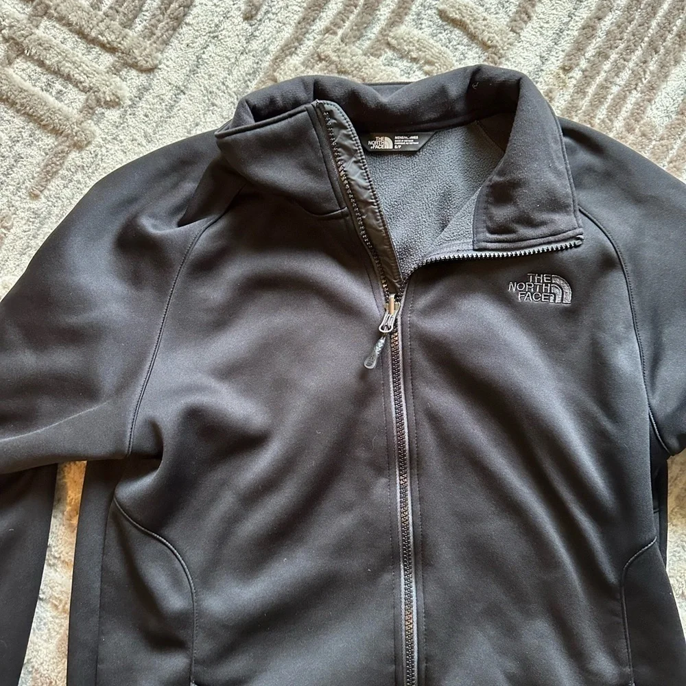 The North Face Men's Black Jackets set of 2 men’s small soft shell fleece